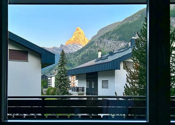 아파트 Beautiful In With A Breathtaking View Of The Matterhorn